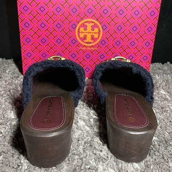 NIB Tory Burch Jessa Shearling Clog - Picture 8 of 11